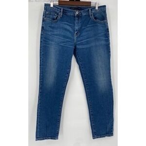 Levi's The Original Boyfriend Jean Size 12 Medium Wash Denim Womens Casual Jeans